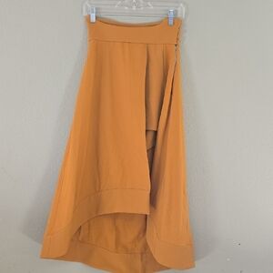 TETI GIO Chic Maxi Skirt in mustard